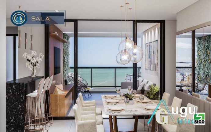 Imagem Apartamento com 3 Quartos à Venda, 123 m² em Praia Do Morro - Guarapari