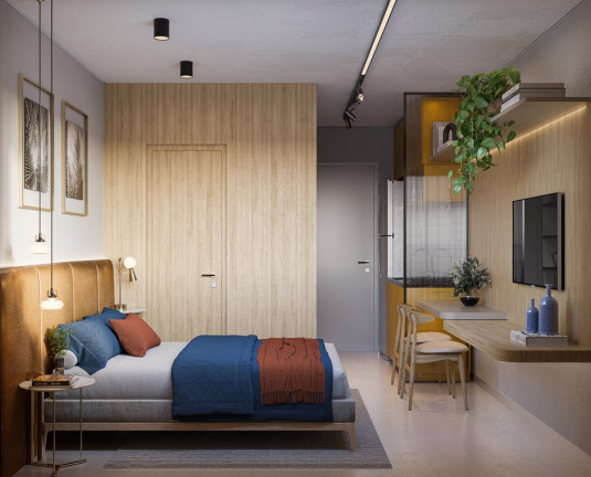 Imagem Apartamento com 1 Quarto à Venda, 16 m² em Tatuapé - São Paulo
