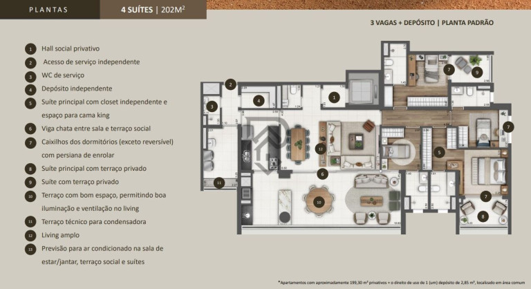 Imagem Apartamento com 4 Quartos à Venda, 171 m² em Brooklin - São Paulo