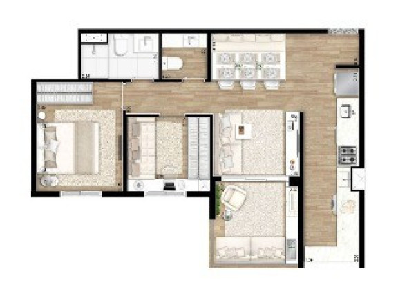Imagem Apartamento com 2 Quartos à Venda, 53 m² em Ipiranga - São Paulo Imagem Apartamento com 2 Quartos à Venda, 53 m² em Ipiranga - São Paulo