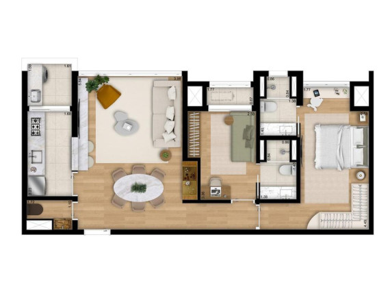 Imagem Apartamento com 2 Quartos à Venda, 81 m² em Pinheiros - São Paulo Imagem Apartamento com 2 Quartos à Venda, 81 m² em Pinheiros - São Paulo