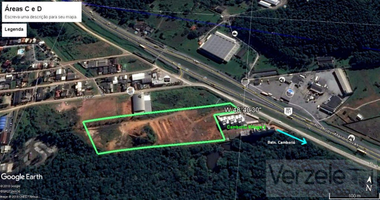 Terreno à Venda, 12.857 m² em Municípios - Balneário Camboriú
