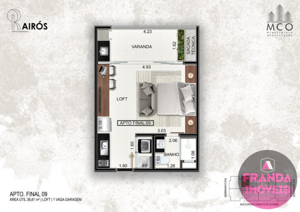 Imagem Apartamento com 1 Quarto à Venda, 36 m² em Centro - Ubatuba