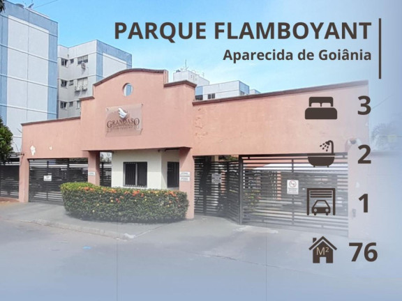 Apartamento com 3 Quartos à Venda, 76 m² em Parque Flamboyant - Aparecida De Goiânia