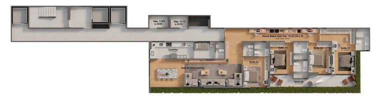 Imagem Apartamento com 2 Quartos à Venda, 62 m² em Bessa - João Pessoa