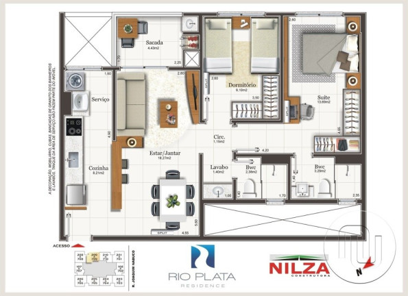 Imagem Apartamento com 2 Quartos à Venda, 166 m² em Capoeiras - Florianópolis