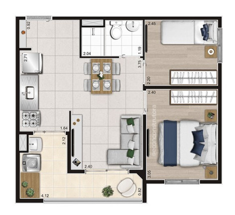 Imagem Apartamento com 2 Quartos à Venda, 41 m² em Vila Nova Mazzei - São Paulo
