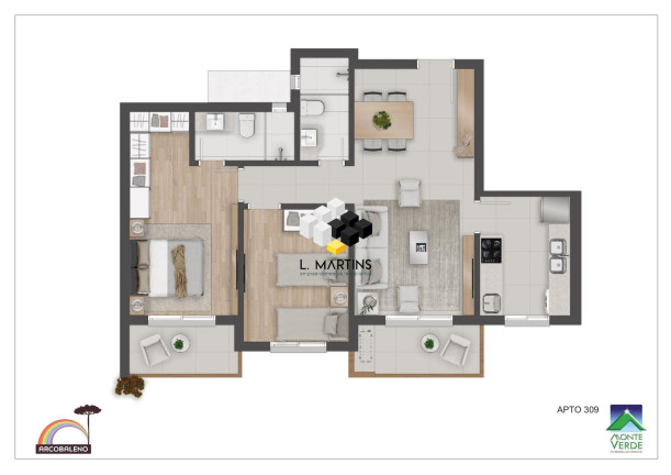 Imagem Apartamento com 2 Quartos à Venda, 68 m² em Floresta - Gramado Imagem Apartamento com 2 Quartos à Venda, 68 m² em Floresta - Gramado