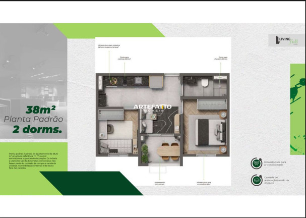 Kitnet com 1 Quarto à Venda, 31 m² em Santo Amaro - São Paulo