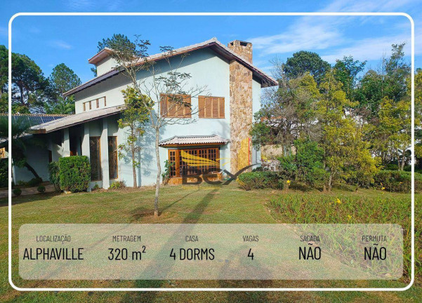 Imagem Casa com 4 Quartos à Venda ou Locação, 320 m² em  Alphaville - Santana De Parnaíba