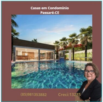 Imagem Casa de Condomínio com 3 Quartos à Venda, 54 m² em Passaré - Fortaleza