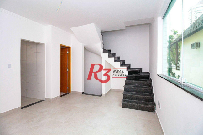 Imagem Casa de Vila com 2 Quartos à Venda, 100 m² em Campo Grande - Santos Imagem Casa de Vila com 2 Quartos à Venda, 100 m² em Campo Grande - Santos