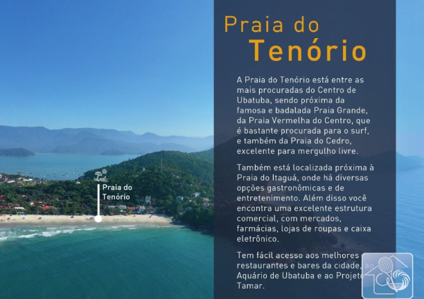 Imagem Apartamento com 2 Quartos à Venda, 80 m² em Tenório - Ubatuba