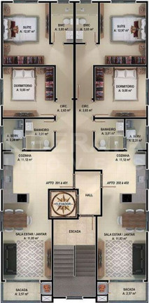 Imagem Apartamento com 2 Quartos à Venda, 72 m² em Centro - Navegantes Imagem Apartamento com 2 Quartos à Venda, 72 m² em Centro - Navegantes
