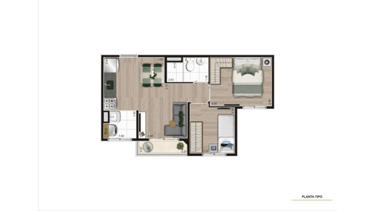 Imagem Apartamento com 2 Quartos à Venda, 37 m² em Jardim Planalto - São Paulo
