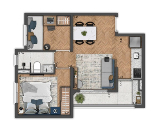 Imagem Apartamento com 2 Quartos à Venda, 39 m² em Alto De Pinheiros - São Paulo Imagem Apartamento com 2 Quartos à Venda, 39 m² em Alto De Pinheiros - São Paulo