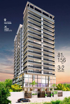 Apartamento com 3 Quartos à Venda, 125 m² em Guilhermina - Praia Grande