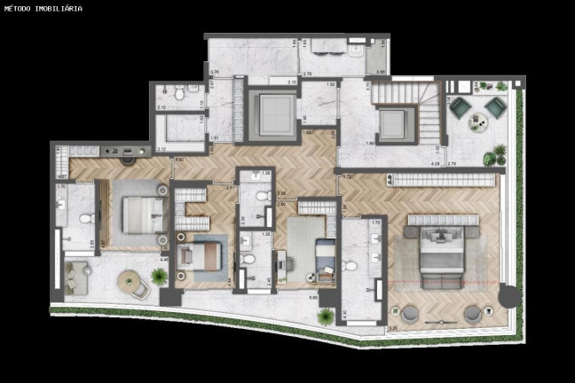 Imagem Imóvel com 3 Quartos à Venda, 291 m² em Moema - São Paulo