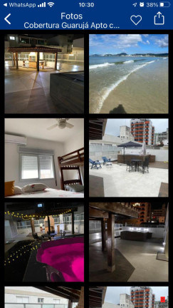 Imagem Cobertura com 2 Quartos à Venda, 203 m² em Loteamento João Batista Julião - Guarujá