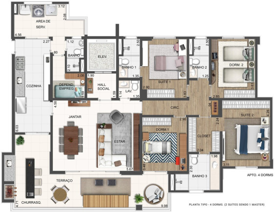 Imagem Cobertura com 4 Quartos à Venda, 284 m² em Santana - São Paulo Imagem Cobertura com 4 Quartos à Venda, 284 m² em Santana - São Paulo