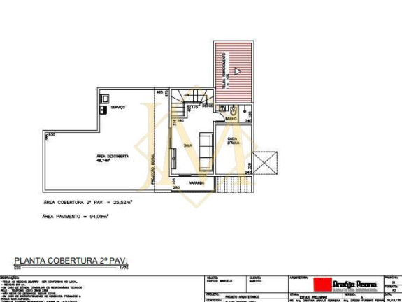 Imagem Cobertura com 3 Quartos à Venda, 188 m² em Jk - Coronel Fabriciano