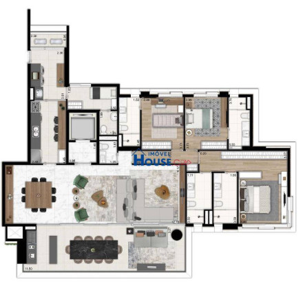 Apartamento com 3 Quartos à Venda, 233 m² em Ibirapuera - São Paulo