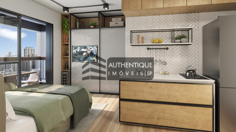 Imagem Imóvel com 1 Quarto à Venda, 24 m² em Brooklin - São Paulo