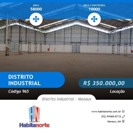 Terreno para Alugar, 58.000 m² em Distrito Industrial - Manaus