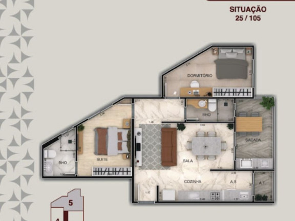 Imagem Apartamento com 2 Quartos à Venda, 79 m² em Vila Mirim - Praia Grande