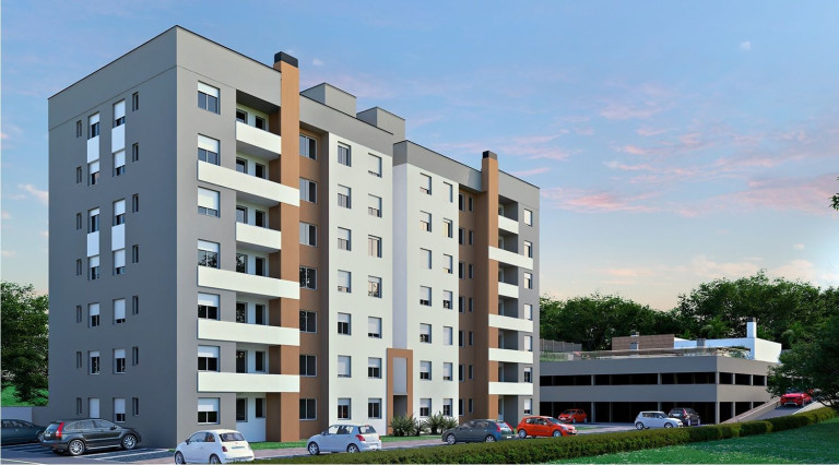 Imagem Apartamento com 2 Quartos à Venda, 55 m² em Olaria - Canoas Imagem Apartamento com 2 Quartos à Venda, 55 m² em Olaria - Canoas