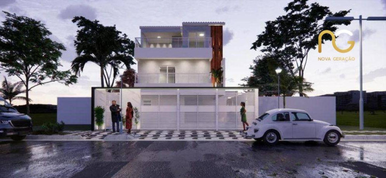 Imagem Casa com 3 Quartos à Venda, 101 m² em Mirim - Praia Grande