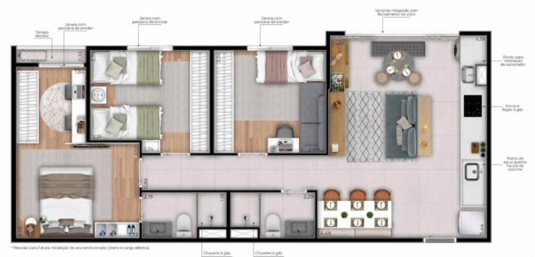 Imagem Apartamento com 2 Quartos à Venda, 77 m² em Ipiranga - São Paulo