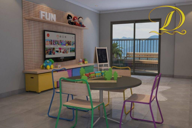 Imagem Apartamento com 3 Quartos à Venda, 105 m² em Canto Do Forte - Praia Grande