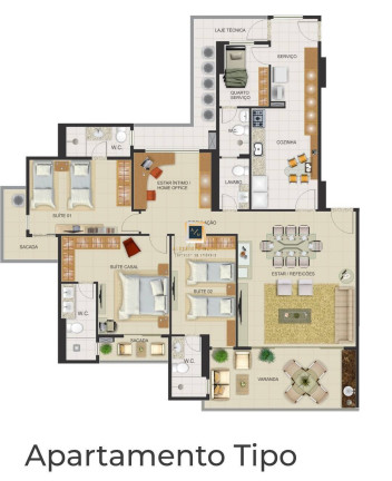 Imagem Apartamento com 3 Quartos à Venda, 162 m² em Aldeota - Fortaleza Imagem Apartamento com 3 Quartos à Venda, 162 m² em Aldeota - Fortaleza