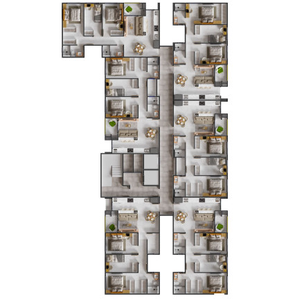 Imagem Apartamento com 3 Quartos à Venda, 69 m² em Morretes - Itapema