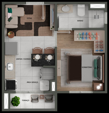 Imagem Apartamento com 2 Quartos à Venda, 37 m² em Rio Pequeno - São Paulo