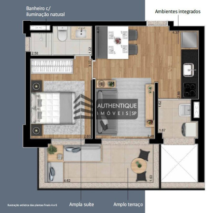 Imagem Apartamento com 1 Quarto à Venda, 53 m² em Pinheiros - São Paulo Imagem Apartamento com 1 Quarto à Venda, 53 m² em Pinheiros - São Paulo