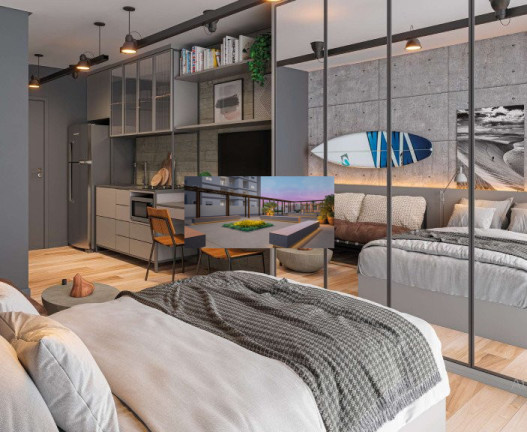 Imagem Apartamento com 1 Quarto à Venda, 17 m² em Brás - São Paulo