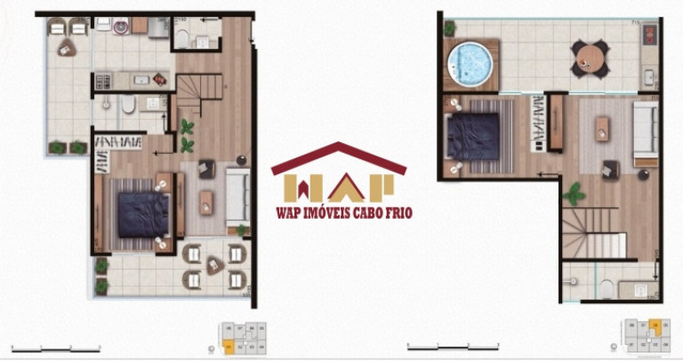 Imagem Apartamento com 1 Quarto à Venda, 50 m² em Braga - Cabo Frio Imagem Apartamento com 1 Quarto à Venda, 50 m² em Braga - Cabo Frio