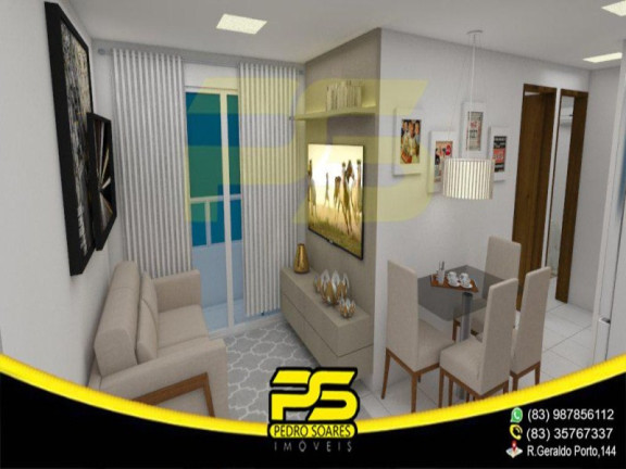 Imagem Apartamento com 2 Quartos à Venda, 44 m² em Mangabeira - João Pessoa