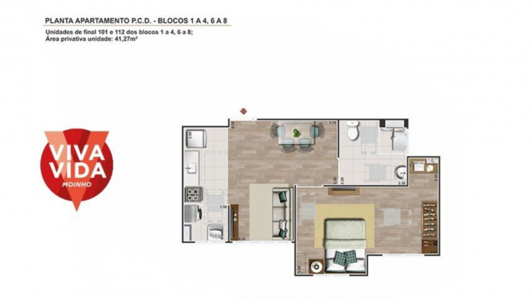 Imagem Imóvel com 1 Quarto à Venda, 41 m² em Campo Grande - Rio De Janeiro Imagem Imóvel com 1 Quarto à Venda, 41 m² em Campo Grande - Rio De Janeiro
