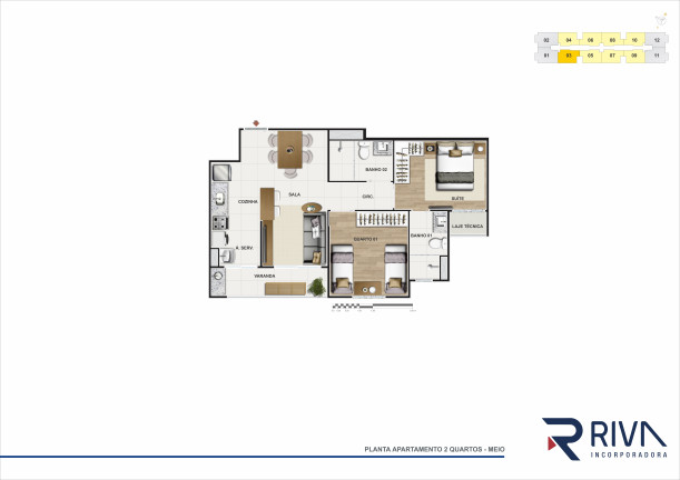 Imagem Cobertura com 3 Quartos à Venda, 132 m² em Areal (águas Claras) - Brasília