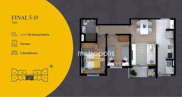 Imagem Apartamento com 2 Quartos à Venda, 46 m² em Utinga - Santo André Imagem Apartamento com 2 Quartos à Venda, 46 m² em Utinga - Santo André