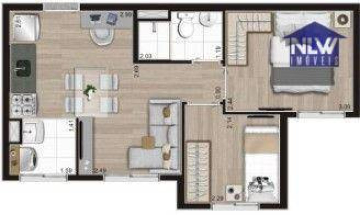 Apartamento com 2 Quartos à Venda, 36 m² em Cambuci - São Paulo