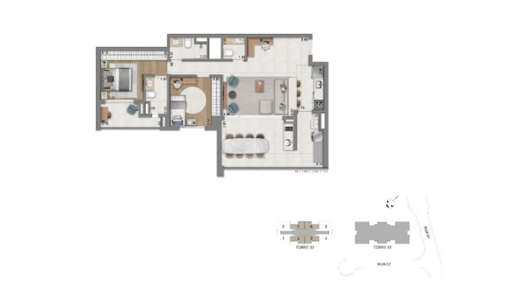 Imagem Apartamento com 2 Quartos à Venda, 94 m² em Brooklin - São Paulo