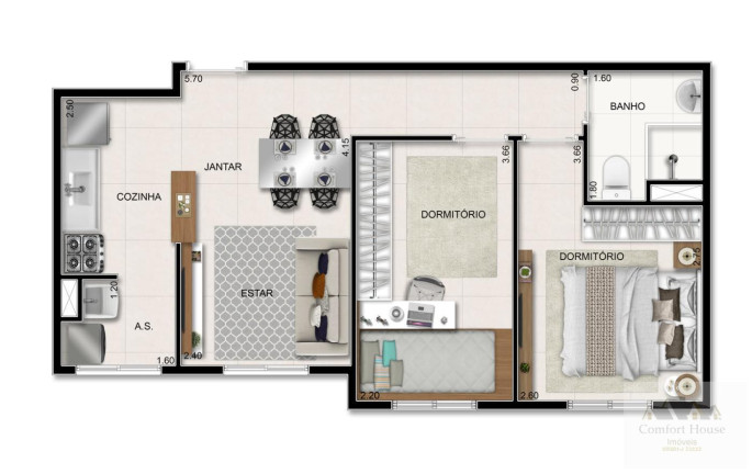 Imagem Casa com 2 Quartos à Venda, 44 m² em Cooperativa - São Bernardo Do Campo