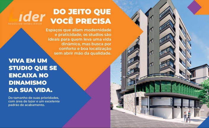 Imagem Studio à Venda, 27 m² em São Pedro - Juiz De Fora Imagem Studio à Venda, 27 m² em São Pedro - Juiz De Fora