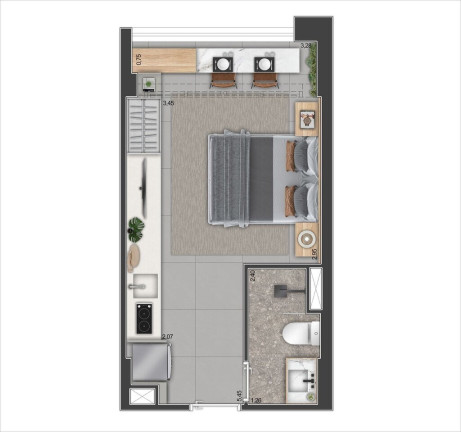 Imagem Imóvel com 2 Quartos à Venda, 43 m² em Bela Vista - São Paulo