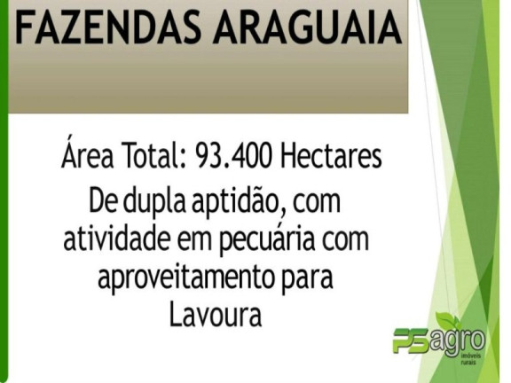 Imóvel à Venda, 934.000.000 m² em Zona Rural - São Felix Do Araguaia