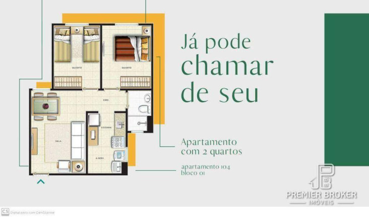 Imagem Apartamento com 2 Quartos à Venda, 46 m² em Ermitage - Teresópolis Imagem Apartamento com 2 Quartos à Venda, 46 m² em Ermitage - Teresópolis